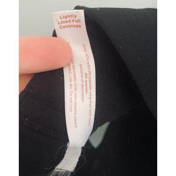 Cacique Lightly Lined Full Coverage Bra 42F Black - Picture 5 of 8